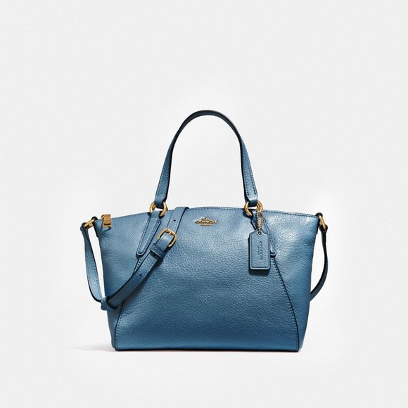 Coach Handbags - Coach Ink Blue Satchel/Crossbody